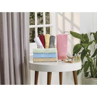 Imagem de Kit 12 Pçs Toalha de Lavabo Social Variação:Verde Matcha - Dianneli, V