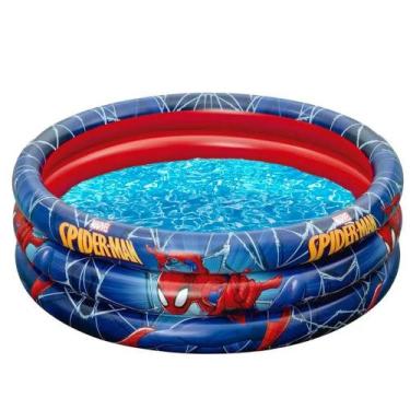 Imagem de Piscina Banheira Inflável Homem Aranha 200 Litros Infantil Criança Men