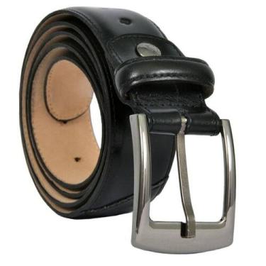 Imagem de Cinto Masculino Social Clássico Preto Marrom Branco 105 A 130cm Presen