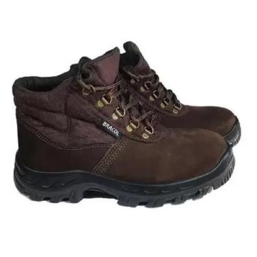 Imagem de Bota Camuça Bico Composity Marrom N 43 Bracol