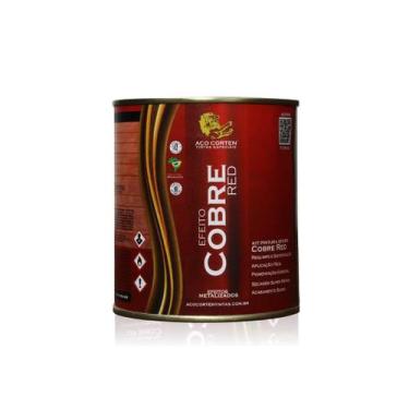 Imagem de Tinta Metálica Efeito Cobre Red - Base Automotiva - Kit 3,6L para Pint