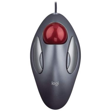 Imagem de Mouse Ergonômico com Fio e 4 Botões Programáveis, LOGITECH 910 000806, Cinza