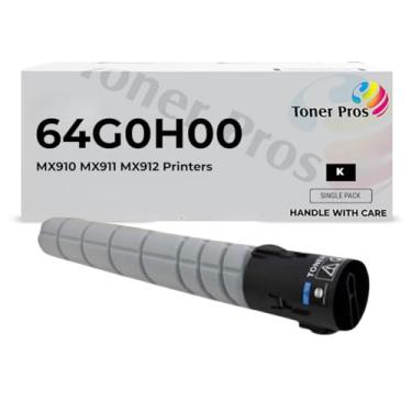 Imagem de Toner Pros (TM) Cartucho de toner preto compatível [alto rendimento] 64G0H00 para impressora Lexmark Lexmark MX910 MX911 MX912 [32.500 páginas]
