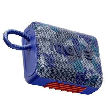 Imagem de Caixa de Som, inava, Go- 5, Caixa de Som Portáteis Bluetooth,Terceira geração, 15h de reprodução, À Prova D'água IP67, TWS/USB/TF(Azul Piscina)