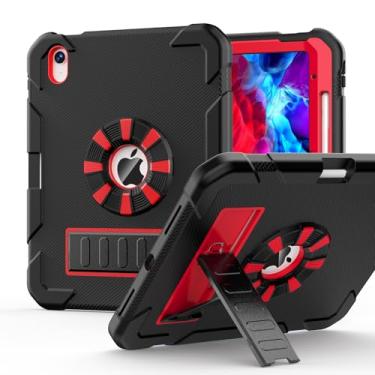 Imagem de BLOSOMEET Capa para iPad A16 11ª geração 11 polegadas 2025 e 10ª geração 11 polegadas 2022, capa resistente à prova de choque com suporte para lápis e suporte para iPad 11/10ª geração, capa rígida