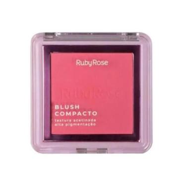 Imagem de Blush compacto ruby rose textura acetinada bl20 7,3g