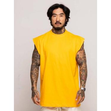 Imagem de Regata Oversized  Premium  - Thpe Store, Amarelo, GG