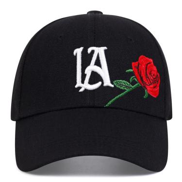 Imagem de Boné Aba Curva LA Unissex Rosa Bordado ElaShopp