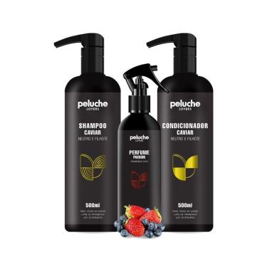 Imagem de Shampoo Condicionador Hidrata Caviar + Perfume Passion Kit