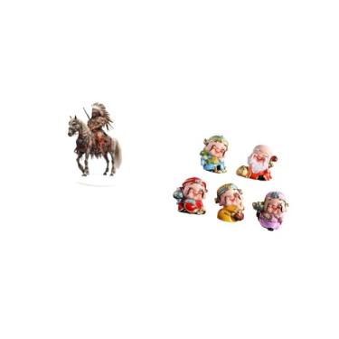 Imagem de Vaveren Ornamento de Cavaleiro Acrílico, Peça Central de Mesa, Decoração de Mesa à Prova D'água com Base E Estatuetas de Da Fortuna, Estátua de Resin