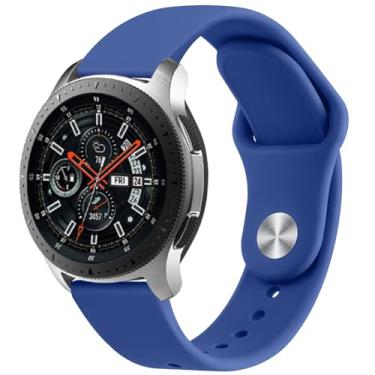 Imagem de Pulseira de relógio de 22 mm para Samsung Galaxy Watch 3 de 45 mm/Galaxy Watch de 46 mm/Gear S3 Frontier/Classic, pulseira de silicone esportiva de liberação rápida para Garmin Venu 3/2/vivoactive 4