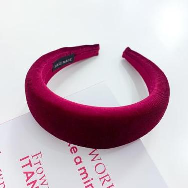 Imagem de Bandanas de strass – Acessórios de cabelo acolchoados com design de joias, antiderrapantes para mulheres