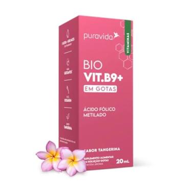 Imagem de Puravida Ácido Fólico Bio Vit B9+ Sabor Tangerina 20ml