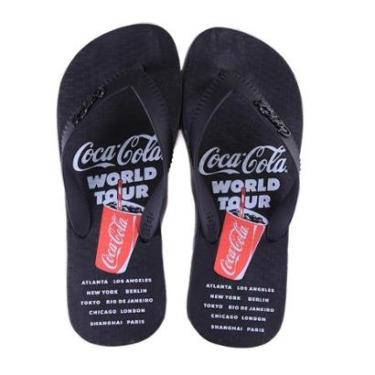 Imagem de Chinelo Masculino Coca-Cola Cc4501 Preto-Masculino