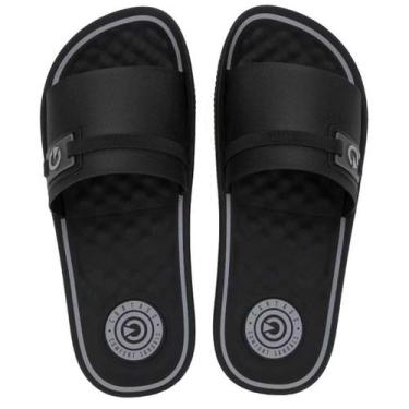 Imagem de Chinelo Slide Masculino Slip On Gaspea Cartago Arizona, Preto, Cinza, 