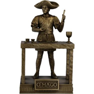 Imagem de Estátua O mago - Arcano Maior de Tarot (Cor Ouro Velho)