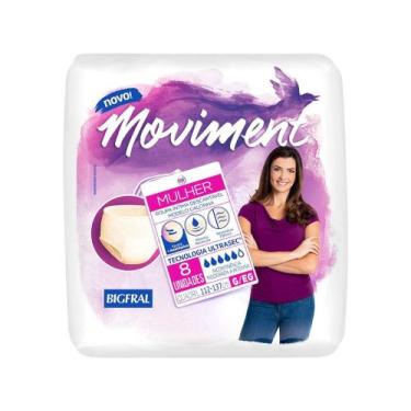 Imagem de Roupa Íntima Descartável Bigfral G/EG Moviment - 8 Unidades, 8 unidade