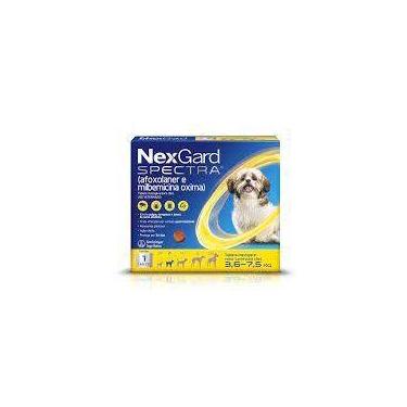Imagem de Nexgard Spectra 3,6-7 Kg - Original Com Nf - Lançamento - Antipulgas, 