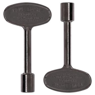 Imagem de YuGtcen Chave universal de lareira de 2 peças, chave de válvula de gás de 7,6 cm para fogueira e lareira, substituição de chave de incêndio serve para válvula de esfera giratória de 0,6 cm e 5/40.6 cm