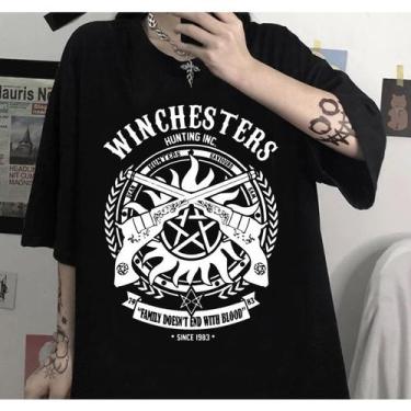 Imagem de Camiseta Supernatural Winchester - Série - UNISSEX Camisa Lançamento 2