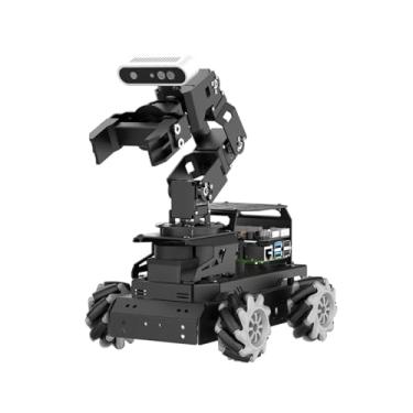 Imagem de HIWONDER ROS2 Robot Car with ChatGPT Large AI Models, 6DOF Robotic Arm SLAM Mapping Navigation AI Vision Voice Control Scene Understanding ROS Education, LanderPi Advanced Kit Without RaspberryPi