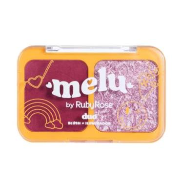 Imagem de Duo Blush + Iluminador Levitating Fever RR-1002-4 Melu Ruby Rose