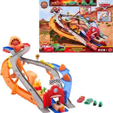 Imagem de Pista Hot Wheels Carros Disney Corrida e Resgate - Mattel