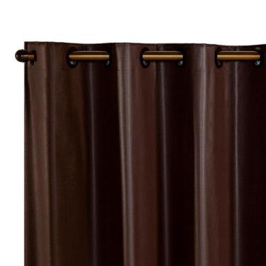 Imagem de Cortina Blackout PVC 2,80m x 1,60m 100% Policloreto de Vinila - Marrom