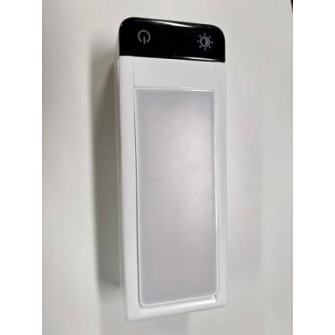 Imagem de EZVALO Lâmpada de mesa LED para escritório, casa e bateria recarregável, dobrável e portátil