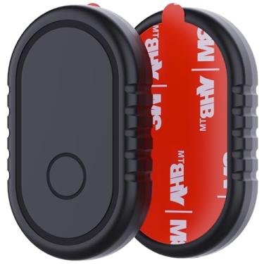 Imagem de Pacote com 2 para suporte adesivo Samsung Smart Tag 2, capa ABS à prova d'água com adesivo adesivo 3M no carro/bicicleta/bagagem e mais para Galaxy Smart Tag 2, suporte protetor completo oculto para