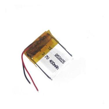 Imagem de Bateria 8mm X 20mm X 25mm 3,7v 400mah Com 2 Fios 802025 - GENERICA
