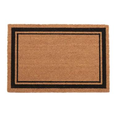 Imagem de Capacho Antiderrapante Fibra De Coco Moldura 0,50x0,75m