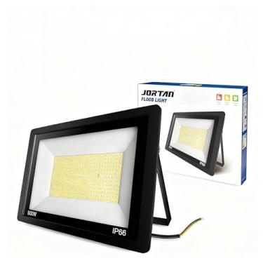 Imagem de Refletor LED Externo 500W 6500K IP66 Bivolt Iluminação para Fachada, Jardim e Área Comercial Alumínio à Prova D’água e Econômico