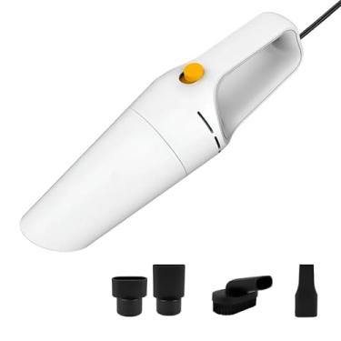 Imagem de Aspirador de Pó Portátil 5 em 1 Automotivo 12V – 120W Super Potente, Cabo 4m, Bicos e Escova Inclusos, Sucção Forte para Carro, Leve, Portátil, Multifuncional e Ideal para Limpeza Completa do Veículo