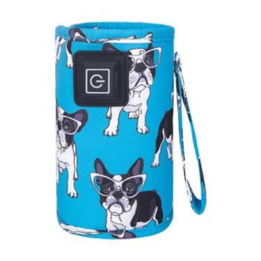 Imagem de MotiveTech Bolsa térmica para mamadeira com aquecedor USB para uso externo, Azul