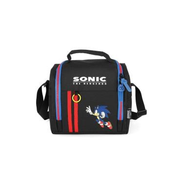Imagem de Lancheira Térmica Sonic Meninos Escolar Juvenil Passeio