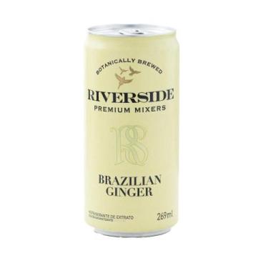 Imagem de Água Tônica Ginger Riverside Lata 270ml