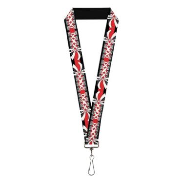 Imagem de Espartilho com cordão e laço preto e vermelho