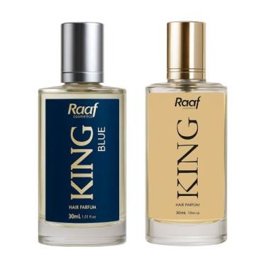 Imagem de Kit Perfume Masculino King e King Blue Fragrância Importada Raaf Cosme