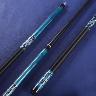 Imagem de Tiekerbilir Bastão de taco de sinuca de fibra de vidro, bastão de piscina profissional de 147 cm 13 mm, 2 peças de bastões de bilhar para tacos de bilhar, conjunto de bastões de sinuca profissional