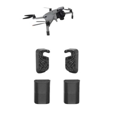 Imagem de YUULNMOP Pernas de extensão de suporte de elevação de trem de pouso para DJI Mini 5 Pro acessórios de drone, suporte protetor de patins de aterrissagem com extensão de altura dobrável antiarranhões