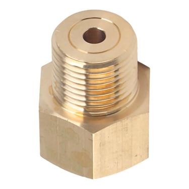 Imagem de Aramox Adaptador de Tanque de Co2 de Bronze, Conversor de Rosca W21.8 Cga320 para de Barril de Paintball, Encaixe de Conexão do Regulador de Aquário (Converter W21.8 em CGA320)