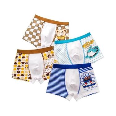 Imagem de Cuecas De Algodão Para Meninos Com Estampa De Dinossauro, Design De An