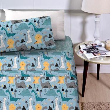 Imagem de Jogo de cama studio mix solt 3 pcs - MAYRA ENXOVAIS, dinossauro