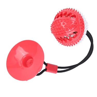 Imagem de Generic Ventosa para Mastigar Cachorro, Bola Interativa para Limpeza Dos Dentes, Brinquedo Molar para Treinamento e Brincadeira para Animais de Estimação Pequenos e Médios, Borracha de 15,7