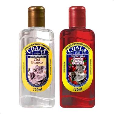 Imagem de Kit 2 Coala Limpador Perfumado de Ambientes Chá Branco e Cereja e Avel
