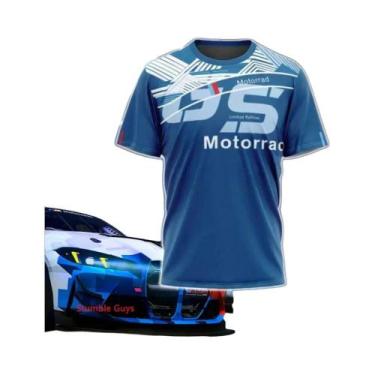 Imagem de Camiseta Masculina BMW De Verão Com Manga Curta, Estilo Esportivo Raci