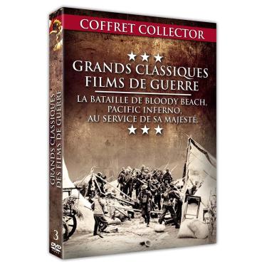 Imagem de Grands classiques films de guerre : La bataille de Bloody Beach + Pacific Inferno + Au service de Sa Majesté