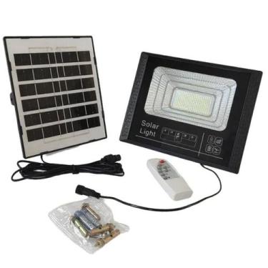 Imagem de Refletor 350W Placa Solar Branco Frio 6500K IP67 Holofote Placa Solar 