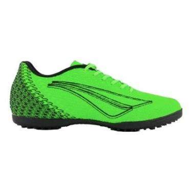 Imagem de Chuteira Society Penalty Bravo XXII 28 Infantil - Verde e Preto-Unissex